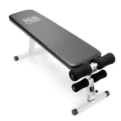 Marcy Pro Adjustable Strength and Weight Training Folding Bench for Home Gyms, Black