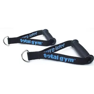 Total Gym Attachable Nylon Strap Handles for a Variety of Home Machine Workouts, Black