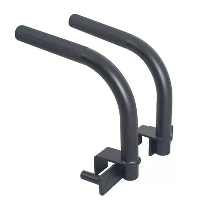 Sunny Health & Fitness Dip Bar Attachment for Power Racks and Cages - SF-XFA002, Black