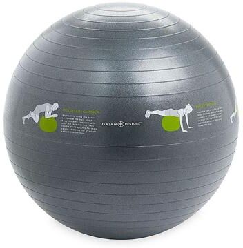 Gaiam Restore Self-Guided Stability Ball, Multicolor