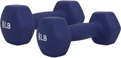 Sunny Health & Fitness Neoprene Dumbbell Pair, Blue