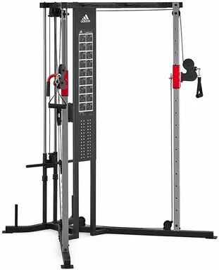 Adidas Sports Rig Versatile Strength Trainer Home Gym Exercise Equipment Machine, Black