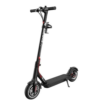 Swagtron App-Enabled Swagger 5 Boost Commuter Electric Scooter with Upgraded 300W Motor and 1-Click Quick Folding, Black
