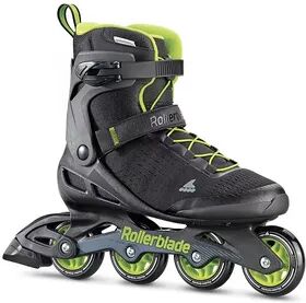 Rollerblade Men's Zetrablade Elite Performance Inline Skates, Black & Lime Green, Multicolor