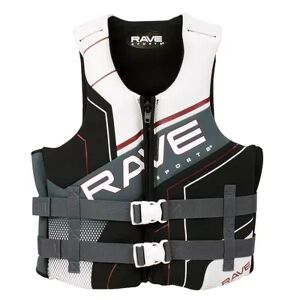 RAVE Sports Adult RAVE Sports Dual Neoprene Life Vest, Black, XS/S