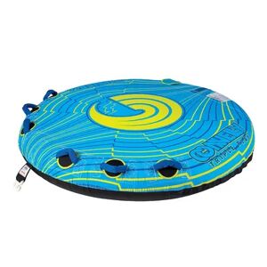 Connelly Triple Play 70 Inch 3 Person Inflatable Boat Towable Inner Tube, Blue, Multicolor