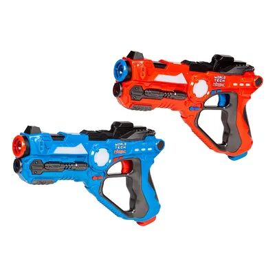 World Tech Toys Warrior Pulse Laser Tag Blasters Battle Pack, Multicolor