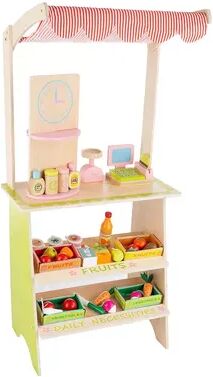 Hey! Play! Wooden Grocery Store Playset, Multicolor