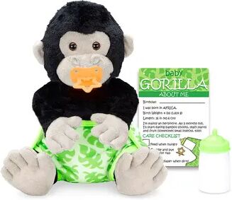 Melissa & Doug Baby Gorilla Plush Toy, Multicolor