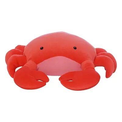 Manhattan Toy Crabby Abby Velveteen Sea Life Toy Crab Stuffed Animal, Multicolor
