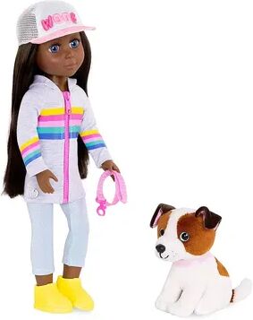 Glitter Girls Jana & Cuddles Doll and Dog Plush Playset, Multicolor