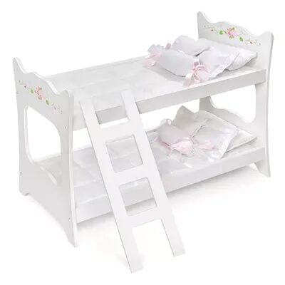 Badger Basket Doll Bunk Bed, White