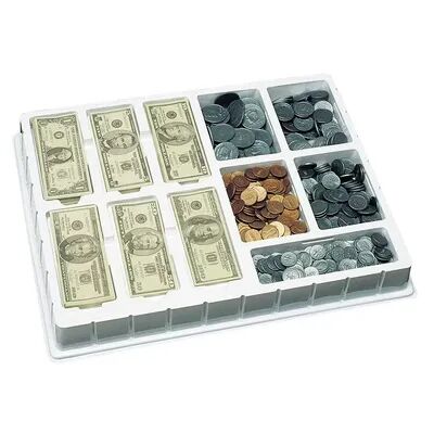 Educational Insights Play Money Coins & Bills Deluxe Set, Multicolor