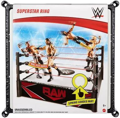 Mattel WWE Superstar Wrestling Ring Toy, Raw