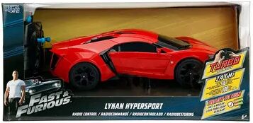 Jada Toys Fast & Furious Lykan Hypersport 1:16 R/C Car, Multicolor