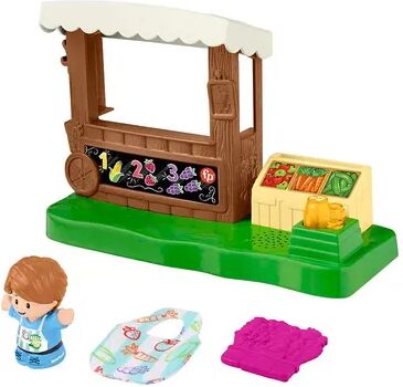 Little People Fisher-Price Little People Farmers Market Figure and Mini Playset