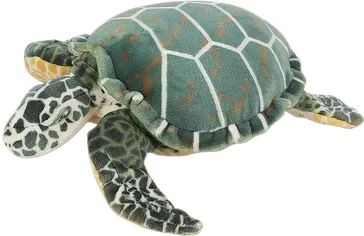 Melissa & Doug Sea Turtle Plush Toy, Multicolor