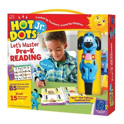 Educational Insights Hot Dots Jr. set and Ace—The Talking, Teaching Dog Pen, Multicolor