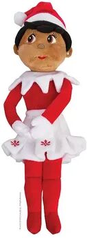 The Elf on the Shelf Plushee Pal Brown-Eyed Girl Plush Toy by The Elf on the Shelf , Multicolor