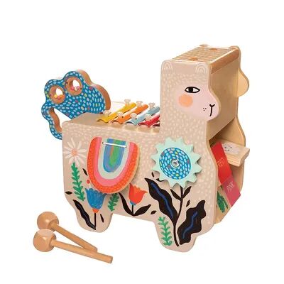 Manhattan Toy Lili Llama Musical Wooden Instrument, Multicolor