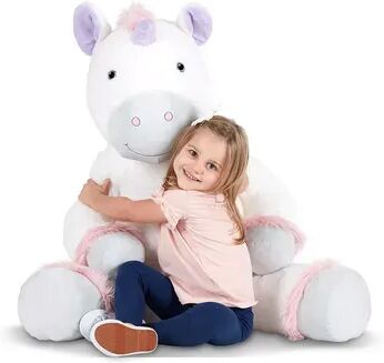 Melissa & Doug Gentle Jumbos Unicorn Giant Stuffed Plush Animal, Multicolor