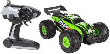 Hey! Play! Remote Control Monster Car - 1:16 Scale, 2.4 GHz RC Off-Road Rugged Toy Vehicle with Spring Suspension & Oversized Wheels, Black