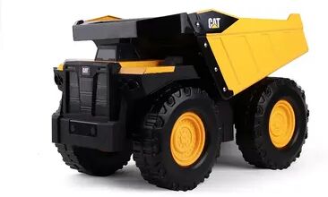 CAT Mighty Steel Dump Truck Toy, Yellow