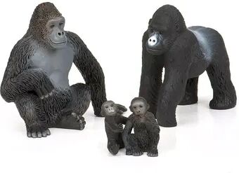 Terra by Battat Gorilla Family Animal Figures, Multicolor