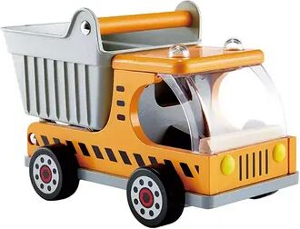 Hape Dumper Truck Non Toxic Construction Toy Vehicle for Ages 3 and Up, Yellow