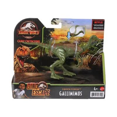 Mattel Jurassic World Fierce Force Gallimimus Dinosaur Action Figure, Multicolor