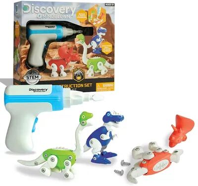 Discovery Mindblown 90-Piece Toy Dinosaur Construction Set, Multi