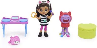 Spin Master DreamWorks Gabby's Dollhouse Kitty Karaoke Set with 2 Toy Figures, Kataoke Party