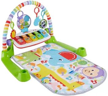 Fisher-Price Deluxe Kick & Play Piano Gym Musical Baby Toy, Multicolor