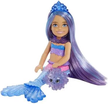 Barbie Mermaid Power Chelsea Doll with 2 Pets & Accessories, Multicolor