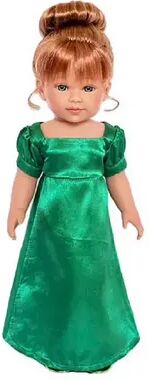 MBD 18 Inch Doll Clothes- Green Victorian Holiday Gown Fits 18 Inch Fashion Girl Dolls