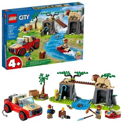 Lego City Wildlife Rescue Off-Roader 60301 Building Kit (157 Pieces), Multicolor