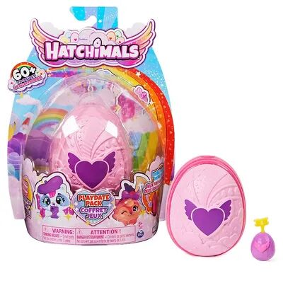 Hatchimals Colleggtibles Playdate Pack with Egg Playset Featuring 4 Characters and 2 Accessories, Multicolor