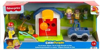 Little People Fisher-Price Little People Fun at Home Playset with Figures, Multicolor