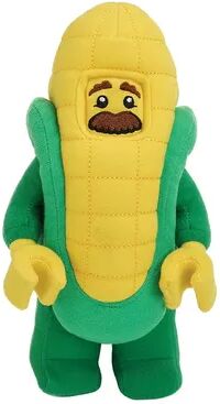 Manhattan Toy LEGO Minifigure Corn Cob Guy Plush, Multicolor