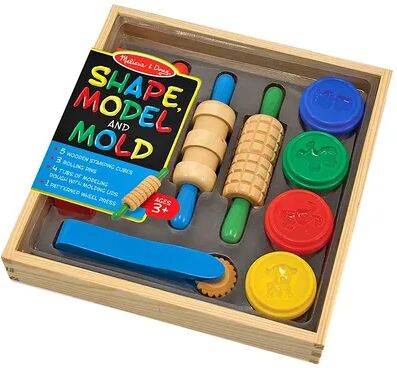 Melissa & Doug Shape, Model & Mold Modeling Clay Kit, Multicolor