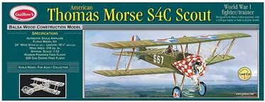 Kohl's Guillow's Thomas Morse Scout Laser Cut Model Airplane Kit, Multicolor