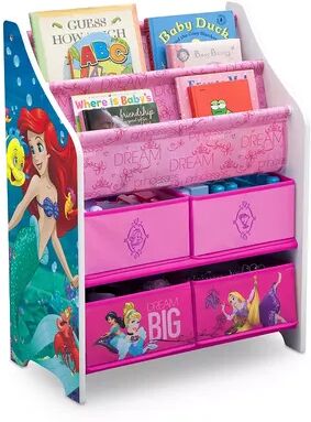 Disney Princess Book & Toy Organizer by Delta Children, Multicolor