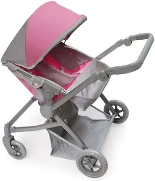 Badger Basket Voyage Twin Carriage Doll Stroller, Multicolor