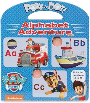 Melissa & Doug PAW Patrol Poke-A-Dot Alphabet Adventure, Multicolor