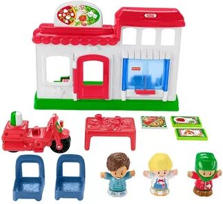 Little People Fisher-Price We Deliver Pizza Place Dollhouse and Accessories Set, Multicolor