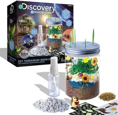 Discovery Mindblown Discovery #MindBlown DIY Terrarium Grow Kit, Multicolor