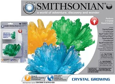 Smithsonian Electronic Crystal Growing Kit, Multicolor