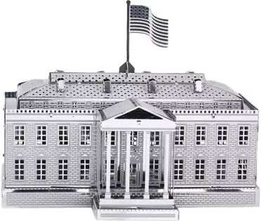 Kohl's Metal Earth 3D Laser Cut Model White House Kit by Fascinations, Multicolor