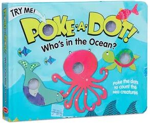 Melissa & Doug Children's Book - Poke-a-Dot: Who's in the Ocean, Multicolor