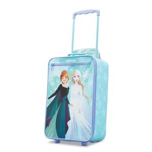 American Tourister Disney's Frozen 2 Anna and Elsa 18-Inch Softside Wheeled Carry-On Luggage by American Tourister, Blue, 18 CARRYON